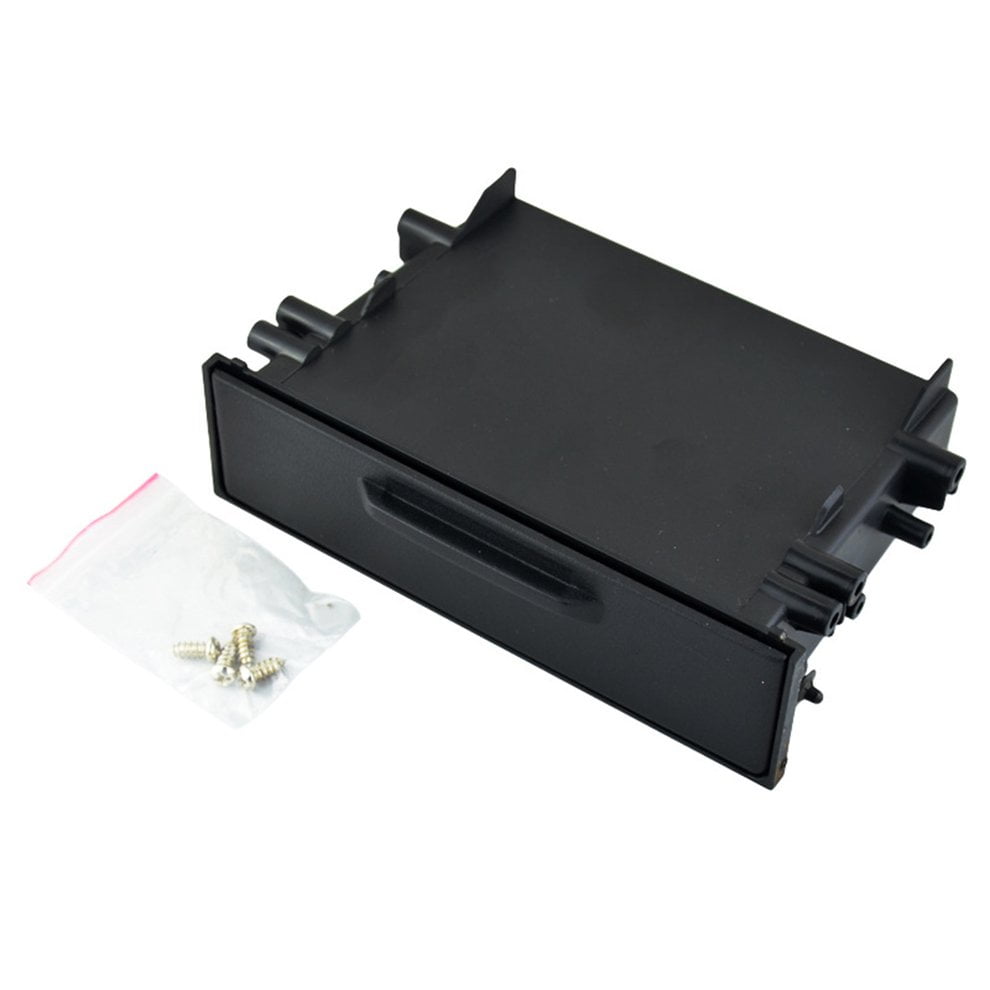 OEM Toyota 55521-16030 Single DIN Stereo Console Dash Pocket – Genuine Black Plastic Tray