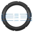 thumbnail image 2 of Borde De Woofer De Goma Para Reparación De Sonido Envolvente De Altavoz De 10 Pulgadas Con Orificio (2 Uds) Speravity EL009996-00, 2 of 4