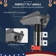 thumbnail image 4 of Yescom EZ GO 14ft Telescopic Flag Pole Kit with Starlink Mini Pipe Adapter & Tire Mount Base for Outdoor Tailgate Party, 4 of 10