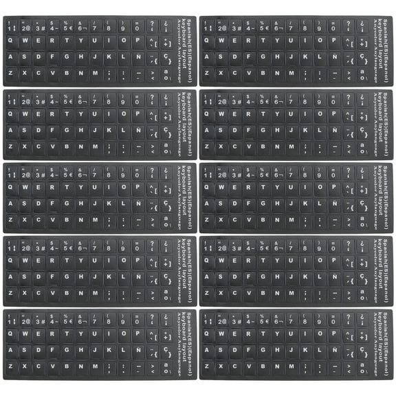 10 Pcs Keyboard Stickers Computer Keyboards Keyboard Skin Keyboard Decals Universal Computer Protector Student