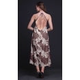 thumbnail image 3 of Bimba Robe de Plage d'Été pour Femmes, Dos Nu, Col Licou, à Imprimé Peau d'Animal - Petit, 3 of 6