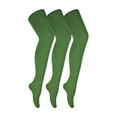 thumbnail image 1 of 3 Pair Multipack Womens Coloured Opaque 80 Denier Tights | Sock Snob | Plain Block Colour Tights, 1 of 2