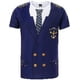 thumbnail image 2 of Camiseta divertida con disfraz de Capitán Mundial Funny World para hombre, 2 of 3