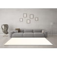 thumbnail image 3 of Ahgly Company Indoor Square Solid Brown Modern Area Rugs, 4' Square, 3 of 4