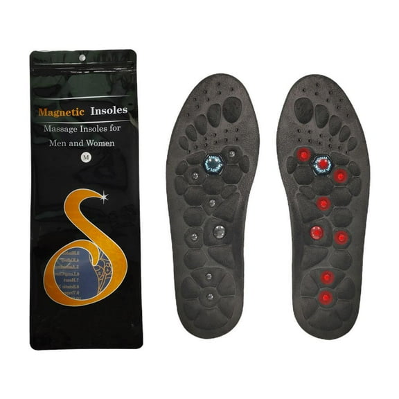 Acupressure Foot Magnetic Massage Insoles Acupressure Reflexology Relief X3K8