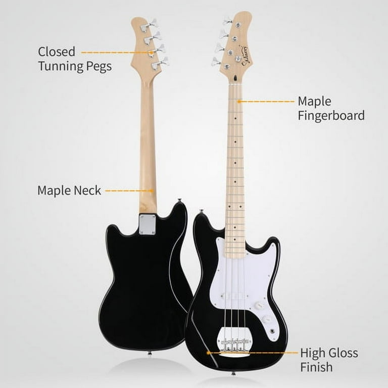 Glarry short scale bass deals