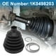 thumbnail image 3 of Kit de Bota de Junta CV Unique Bargains No.1K0498203 con Abrazaderas Bota de Junta de Velocidad Constante para Volkswagen Beetle 98-16 para Volkswagen Jetta 02-17 Goma Fuerte Duradera, 3 of 7