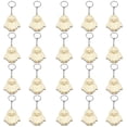 thumbnail image 2 of Fancy Key Ring Dibujos animados de animales Clave Colgante en blanco Artesanía de madera Accesorios Fiesta Favors Favors Gift creativo para bolsa de mochila 20 paquetes Advancent HA012731-00, 2 of 7