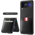 thumbnail image 2 of case for Samsung Z Flip 4 Case Wallet, Galaxy Z Flip 4 Case with Leather Wallet Card Holder Lychee Pattern Phone Case Compatible with Samsung Galaxy Z Flip 4 5G, Green, 2 of 8