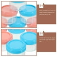 thumbnail image 2 of KAKOWELY salad dressing container 6pcs Salad Dressing Container Small Condiment Container with Lids Sauce Cups1.77"X1.77"X1.38", 2 of 5