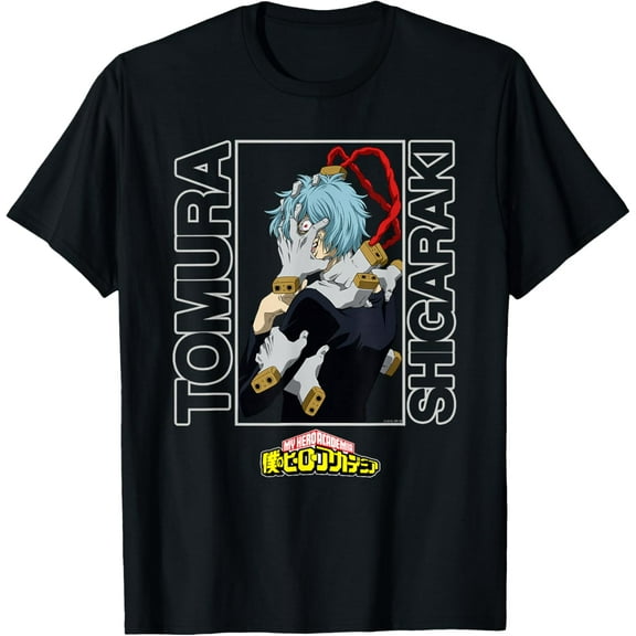 My Hero Academia Tomura Shigaraki Anime T-Shirt Cotton Adult Short Sleeve T-Shirt