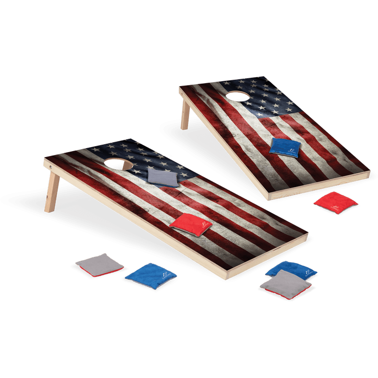EastPoint Sports 2' x 4' American Flag Cornhole Set photo 1