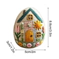 thumbnail image 2 of Finished Embroidered Easter Eggs Decoration Handcrafted Festival Ornament for Home Decor Parent Child Activity(A), 2 of 6