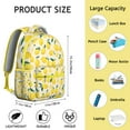 thumbnail image 6 of Lemon Backpack for School,Cute School Bag,Schoolbag with Adjustable Shoulder Straps & Padded Back,15.3"x11"x7.1".﻿, 6 of 6