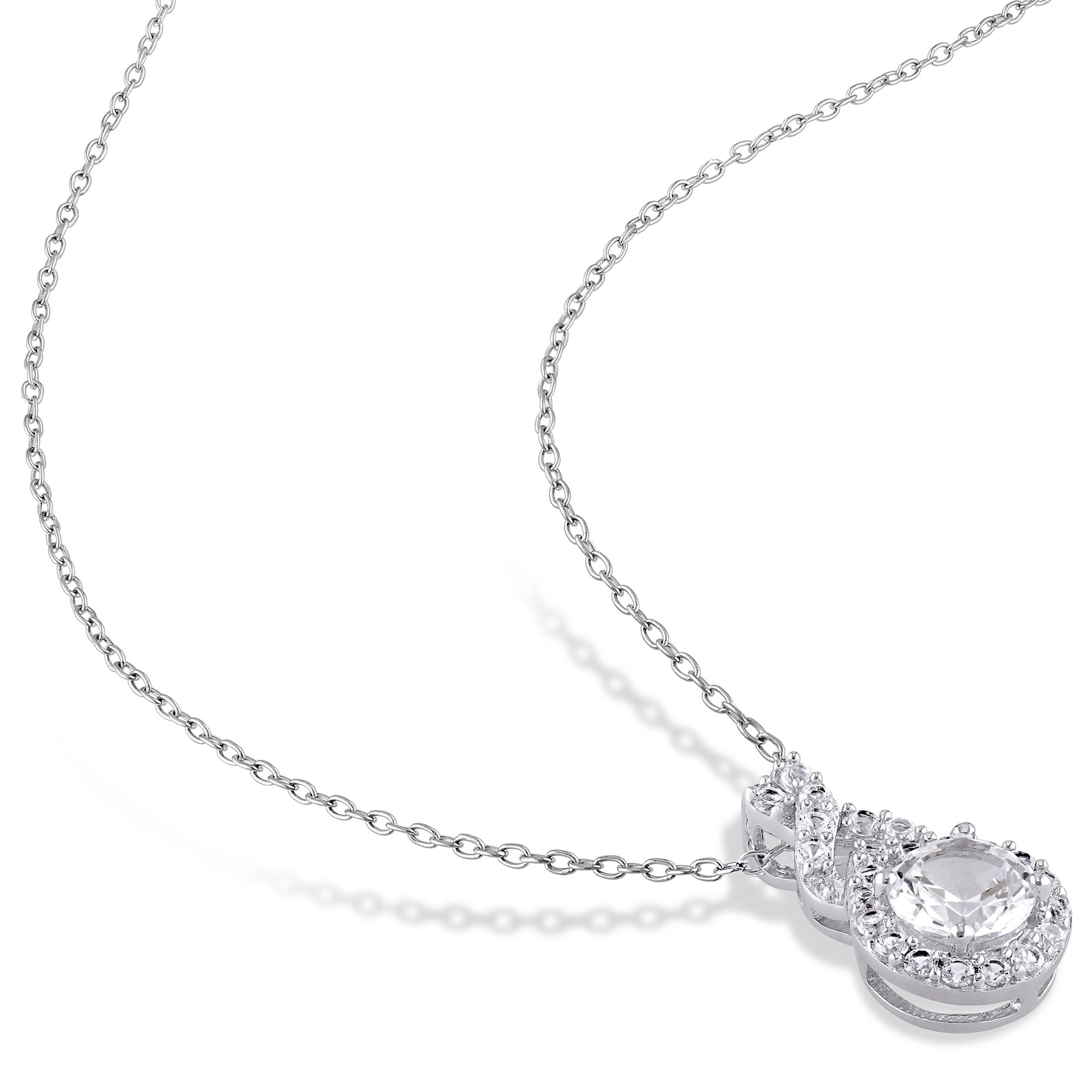 Everly Women's Created Sapphire Sterling Silver Jewelry Set