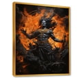 thumbnail image 2 of Designart "Spiritual Dance Of Nataraja In Hinduism I" Hinduism Floater Framed Wall Art Living Room, 2 of 5