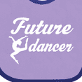 thumbnail image 4 of Inktastic Future Dancer Childs Dancing Girls Baby Bib, 4 of 4