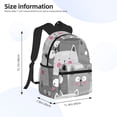 thumbnail image 4 of Fotbe Cats Group Lightweight Casual Laptop Backpack for Men and Women, Daily use Waterproof backpack, Backpack for College, 4 of 8