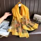thumbnail image 3 of Bufanda de lino y algodón nueva de 2024 para mujer, bufanda cálida de lujo de diseñador para primavera e invierno, pashmina, hijabs, bufandas, chales, pañuelos, diadema, 3 of 5