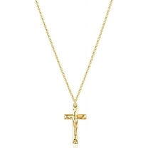 Gold Cross Necklace 14K Gold Plated Dainty Gold Cross Pendant Necklace For Women Delicate Necklace Jewelry[o6625]