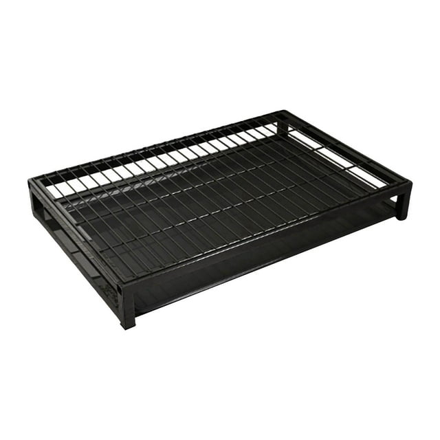 pitrice Dog Potty Tray Toilet Versatile Sturdy Mesh Training Tray Pee Holder M Pad Pee black S