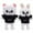 2PC, variant on Kpop StrayKids Skzoo Soft Plush Toy, Wolf Chan, Leebit, Leebit Plush Toy - Classic Halloween Children's Gift