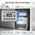 thumbnail image 4 of Ecojoy Commercial Ice Maker, 200Lbs/24H Under Counter Ice Machine, 400W Compressor 40LBS Storage Bin, 4 of 10