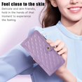 thumbnail image 7 of Phone Case for Samsung Galaxy S21 Plus S21+ 5G Wallet Cover With Tempered Glass Screen Protector and Flip Zipper Credit Card Holder Slot Stand Cell S21+5G S21plus 21S + S 21 21+ G5 Women Men Purple, 7 of 7