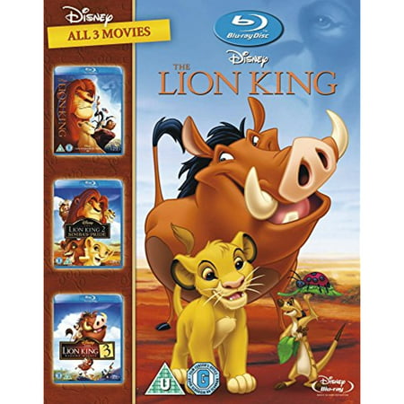 The Lion King Trilogy 1-3 [Blu-ray] 1 2 3 Box Set [UK (Best Blu Ray Prices Uk)