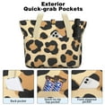 thumbnail image 2 of Tote Bag for Women - Leopard Print Pattern Shoulder Bag - Large Utility Work Duffle Bag with Zipper Handbag for Travel, Work, Sprots, 2 of 5