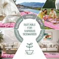 thumbnail image 6 of Valentine's Day Outdoor Rug for Patio/Deck/Porch, Non-Slip Large Area Rug 5 x 7 Ft, Flamingos Roses Love Romance Ombre Pink Indoor Outdoor Rugs Washable Area Rugs, Camping Rug Carpet Runner, 6 of 8