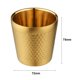 thumbnail image 5 of Taza de jabón de acero inoxidable Tazón de taza de afeitar Tazón de barbero Barba Maquinilla de Carevas  Taza de afeitar, 5 of 6