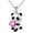 Pink, variant on Pendant Necklace Panda Embrace Heart Exquisite Jewelry Cartoon Animal Necklace for Daily Wear