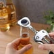 thumbnail image 3 of Wine Bottle Openers, Zinc Alloy Premium Wing Corkscrew Wine Opener With Multifunctional Corks And Caps Bottle Opener, Silver, 3 of 5
