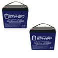 thumbnail image 1 of 12V 55AH GEL de Remplacement Battery pour la Vision 6FM55SGT-DX - 2 Pack, 1 of 6