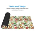 thumbnail image 5 of Disketp Gaming Mouse Pad Mushrooms Gnomes Pattern Large Mouse Mat Long Extended Desk Pad Non-Slip Rubber Mice Pads Stitched Edges Thin Pad (11.8x31.5 Inch), 5 of 9