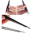 thumbnail image 4 of 2pcs Tweezers,Nail Art Curved Tweezers,for Computer Jewellery Repair, 4 of 4