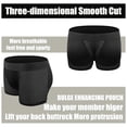 thumbnail image 3 of ANYFIT WEAR Mens Padded Butt Lifter Boxer Briefs Breathable Mesh Underwear Hip Enhancer Underpants, 3 of 6