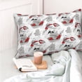 thumbnail image 4 of Fotbe Koi Fish Funda de Almohada Decorativa Estilo Occidental, Lujo en Algodón, Fundas para Almohadas King, Cojín Estampado para Decoración del Hogar-20"x30", 4 of 6