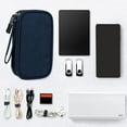 thumbnail image 4 of kurtrusly Portable Waterproof Travel Electronics Organizer for Cable USB Compact and Lightweight Blue 19x11x5.5cm 1Set, 4 of 5