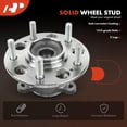 thumbnail image 5 of A-Premium Wheel Hub and Bearing Assembly Compatible with Hyundai Elantra 2008-2010 without Anti-lock Brakes Rear Driver or Passenger Side, 5 of 9