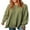 B1 Green, variant on EVALESS Oversized Sweatshirts for Women Casual Long Sleeve Crewneck Sweatshirt Lightweight Pullover Tops Gray L