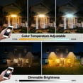 thumbnail image 7 of Smart Wall Washer Light Bar, Outdoor Tunable White LED Flood Light for Wall Wash Lighting & Security, 2700K-6500K Adjustable Color Temperature, 1-100% Dimmable, IP65, APP & RF Remote Control, 7 of 7