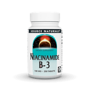 Source Naturals Niacinamide B-3, 100 mg, 250 Vegan Tablets