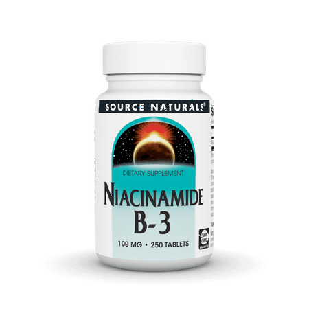 Source Naturals Niacinamide B-3, 100 mg, 250 Vegan Tablets