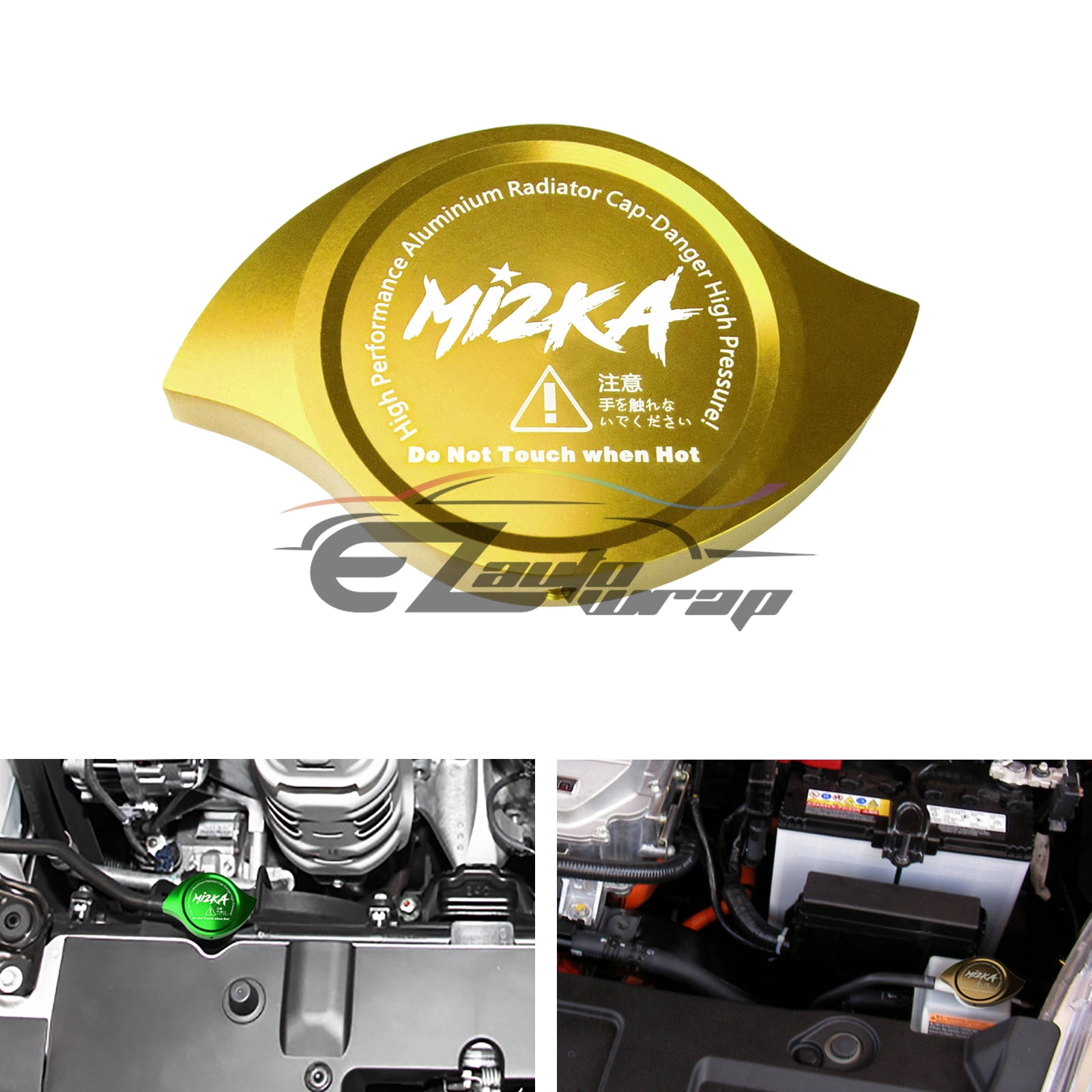 Mi2ka Billet Aluminum Radiator Protector Pressure Cap Cover High ...