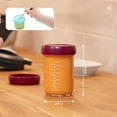thumbnail image 2 of Babymoov  BPA Free glass food storage containers, Leakproof Lids, Microwave, Freezer & Dishwasher Safe, 4 x 8oz, 2 of 6