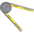 thumbnail image 1 of Calibre de bisel cuadrado de carpintería ajustable, bisel de madera cuadrado, bisel en T deslizante, mango de madera dura, hoja de acero inoxidable para carpintería (1 unidad, marrón), 1 of 5