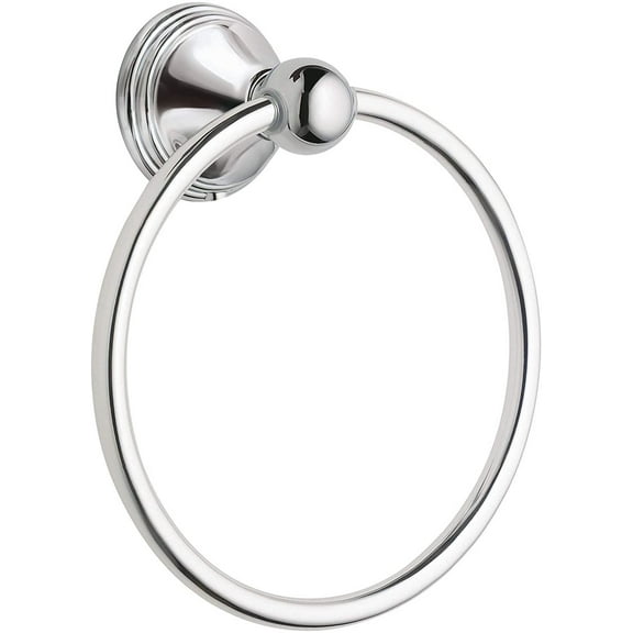 Moen DN8486CH Preston Collection Bathroom Hand Towel Ring, Polished Chrome