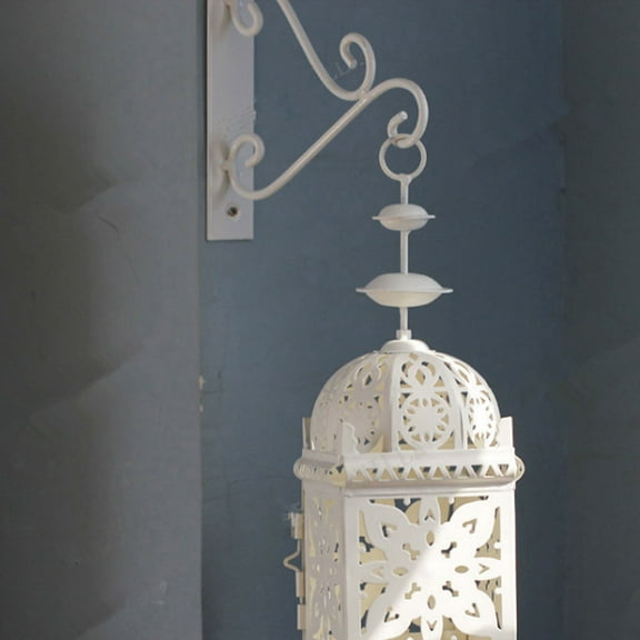 SWETRACE Outdoor Hanging Bracket Flower Basket Hanging Hook Iron 1 Piece